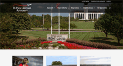 Desktop Screenshot of dupageairport.com